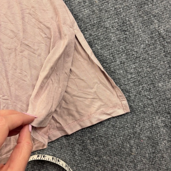 NAKED PRINCESS Women’s Cowl Chemise Rose gold Nightgown size: Medium NWT - Picture 3 of 10